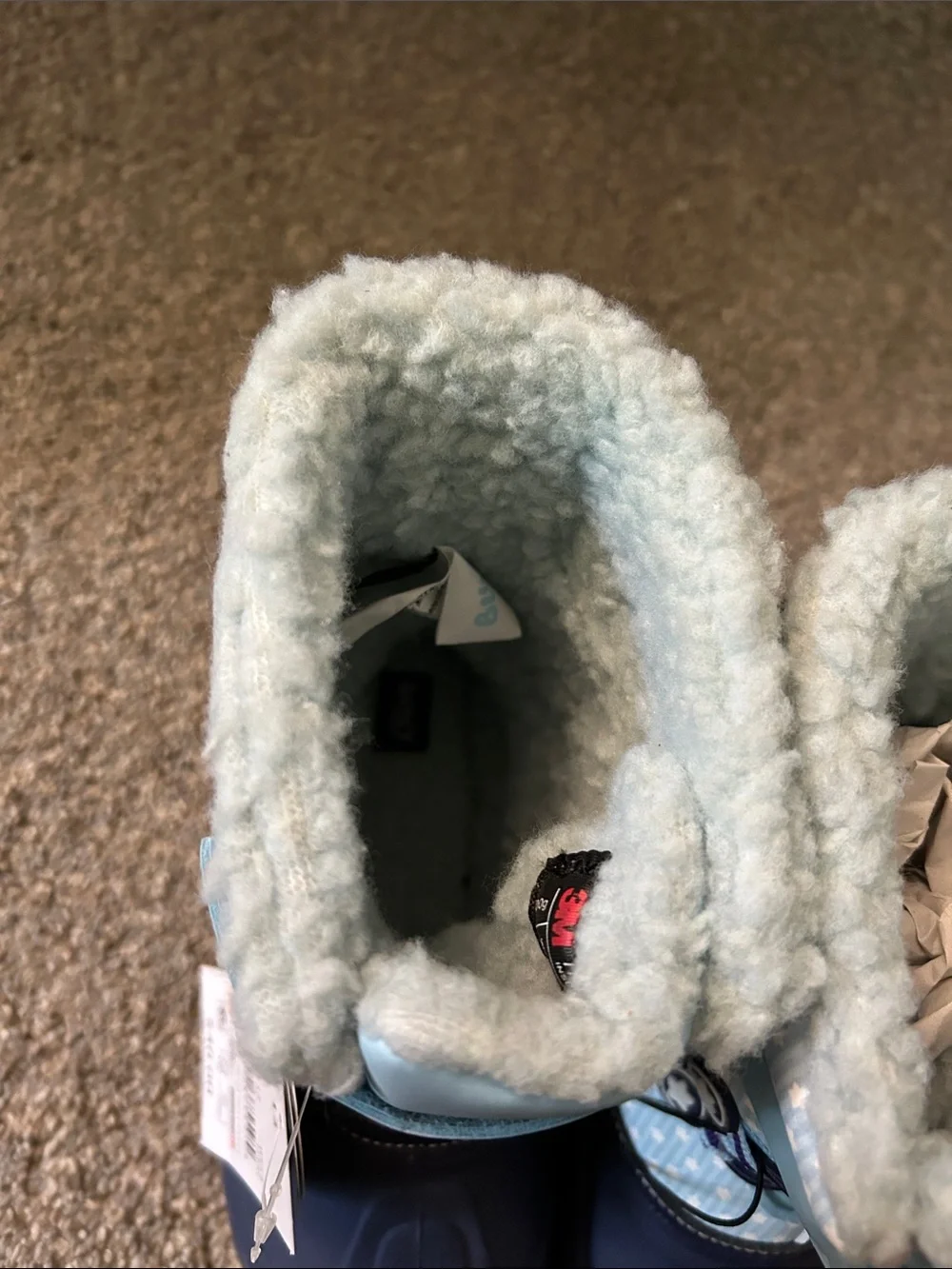 Bluey Kids Waterproof Snow Boots. Good for -20 C